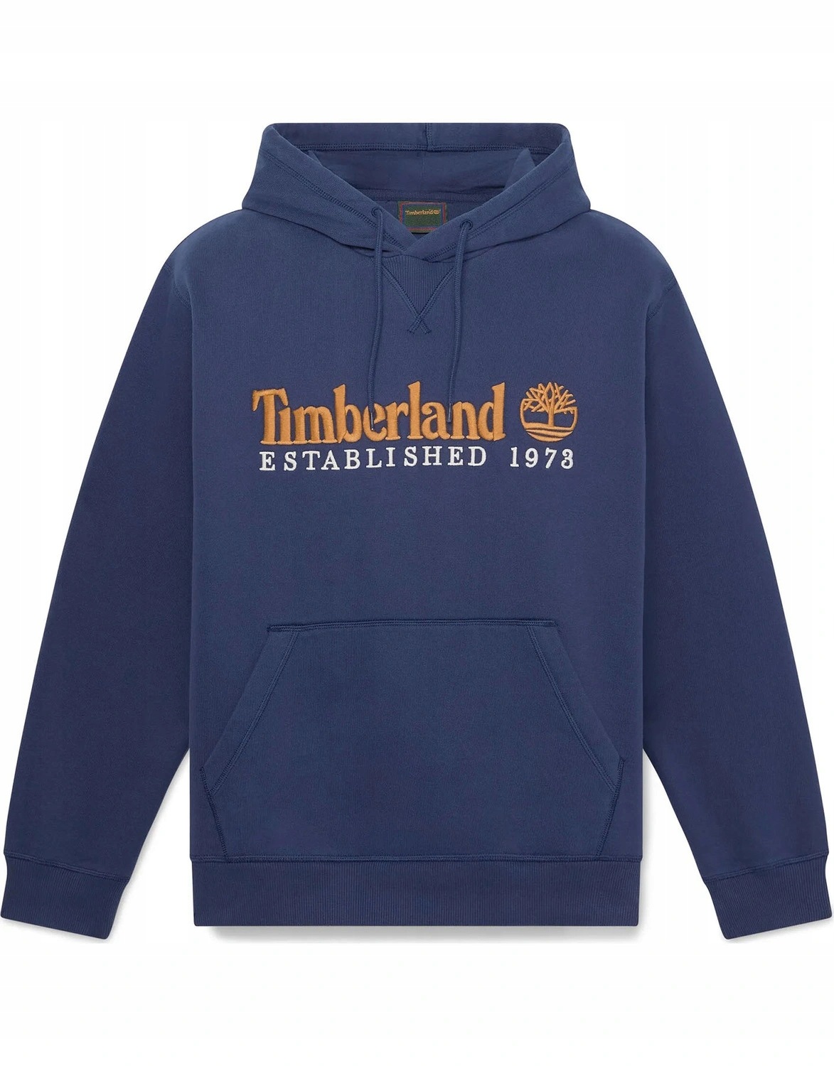 pánská mikina Timberland s kapucí s kapucí a kapucí Established námořnická modrá bavlna