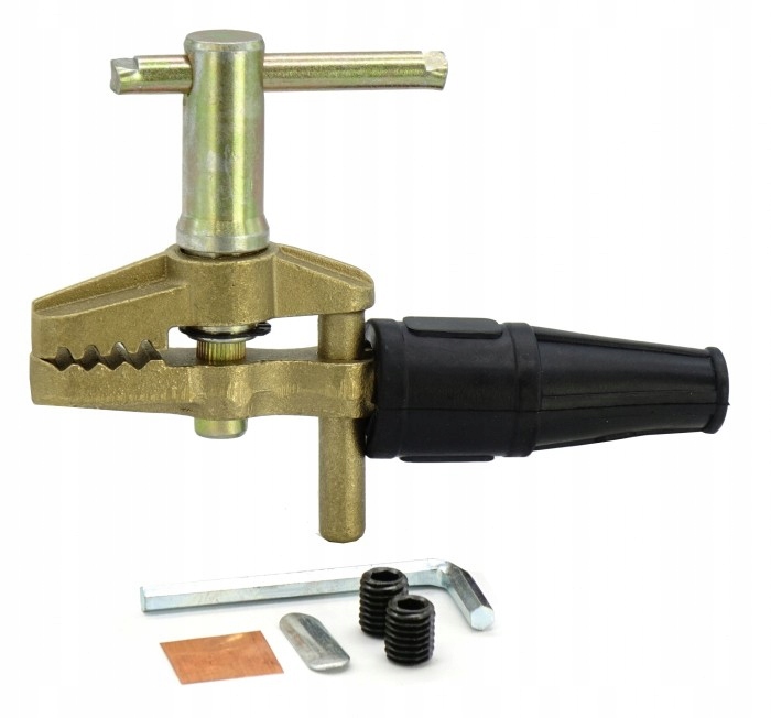 Zacisk masowy śrubowy 800A mosiężny Ideal