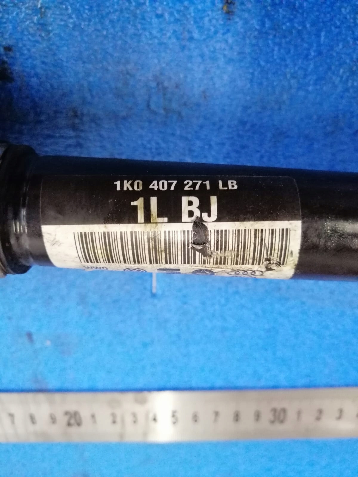 semi-axis AUDI A3 2015 R left 1.2 petrol 1K0407271LB