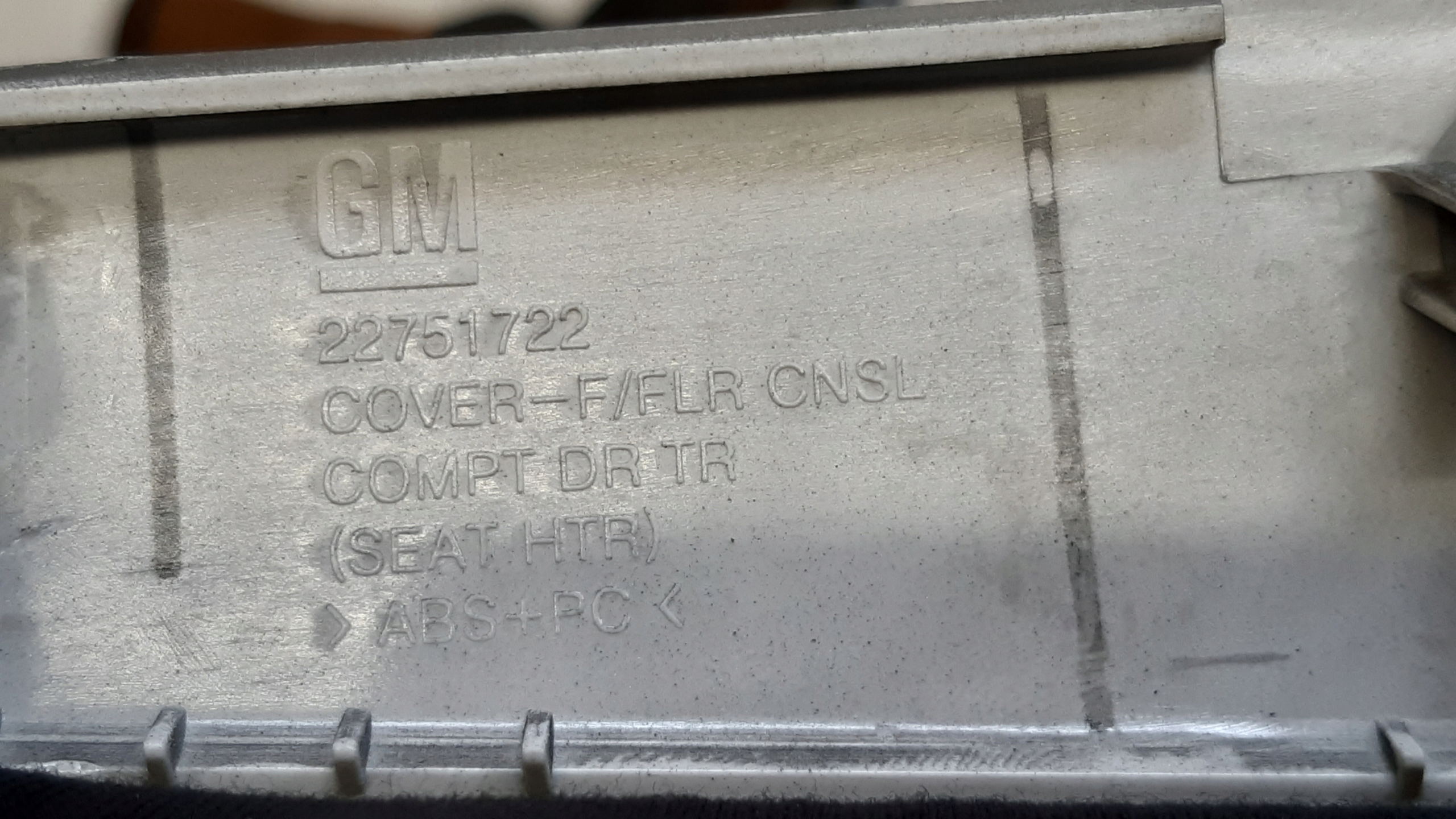 Châssis du tableau de bord 22751722 Chevrolet Captiva