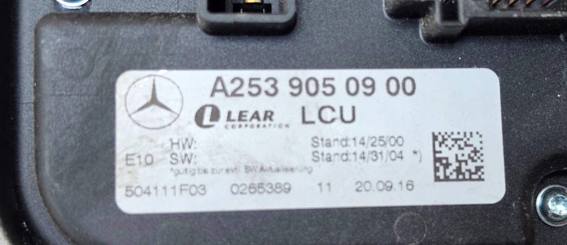 Mercedes-Benz GLC C253 e Altro/e A2539050900 Centralina modulo LED reflektora