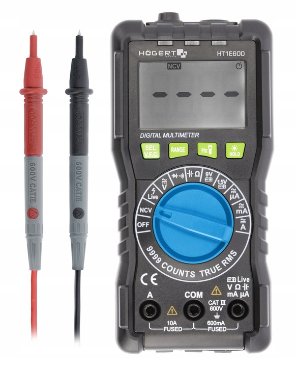 Multimetr ręczny Hoegert Technik HT1E600