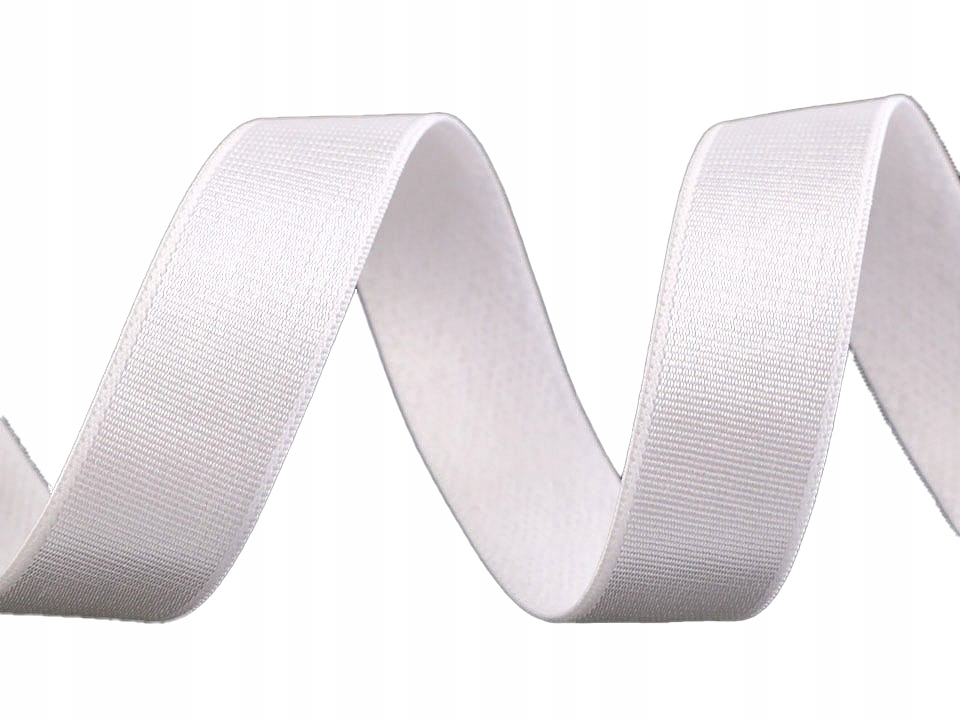 Guma Ramiączkowa 18mm Biały 10m