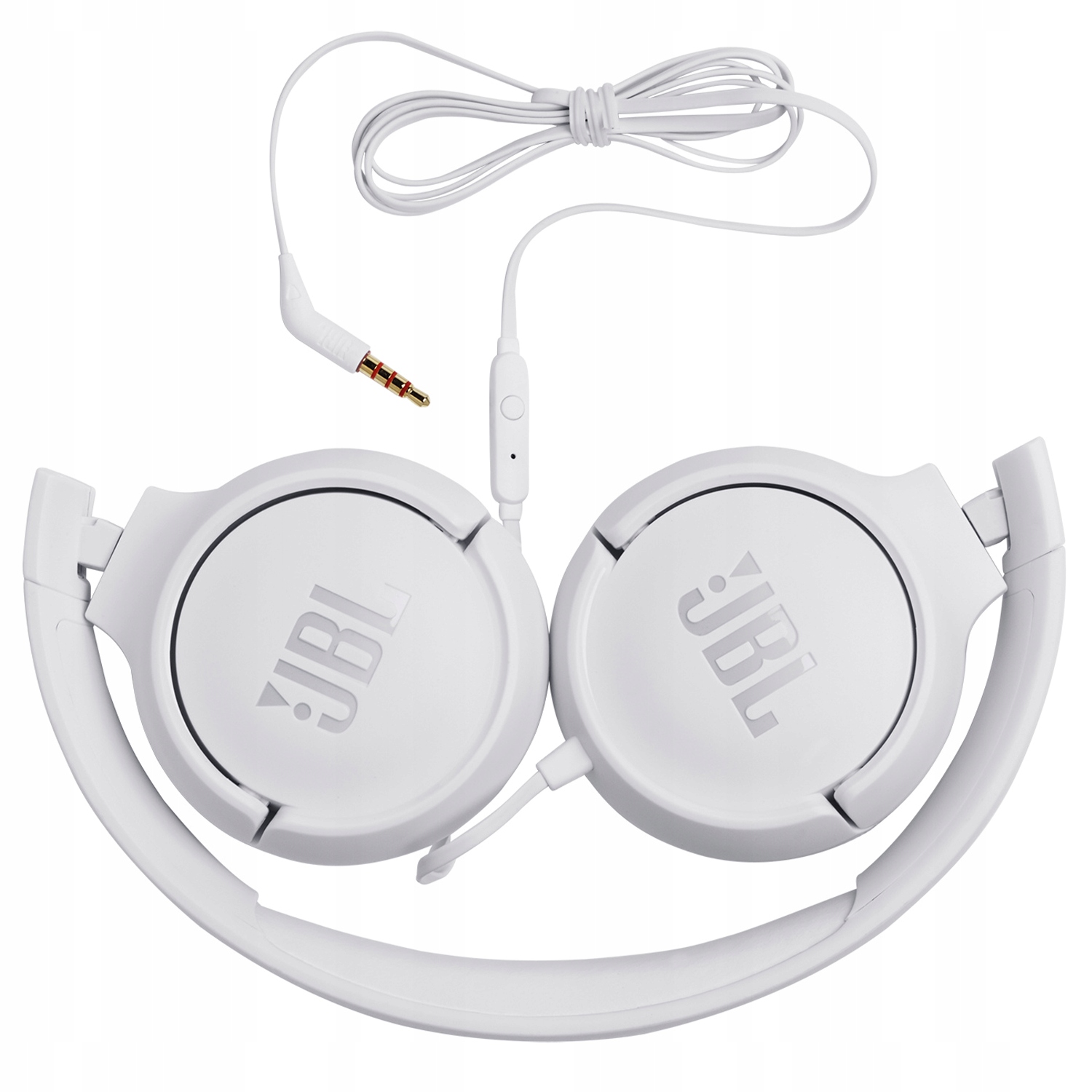 SŁUCHAWKI PRZEWODOWE JBL TUNE 500 BIAŁE NAUSZNE PRZETWORNIK 32 MM Marka JBL