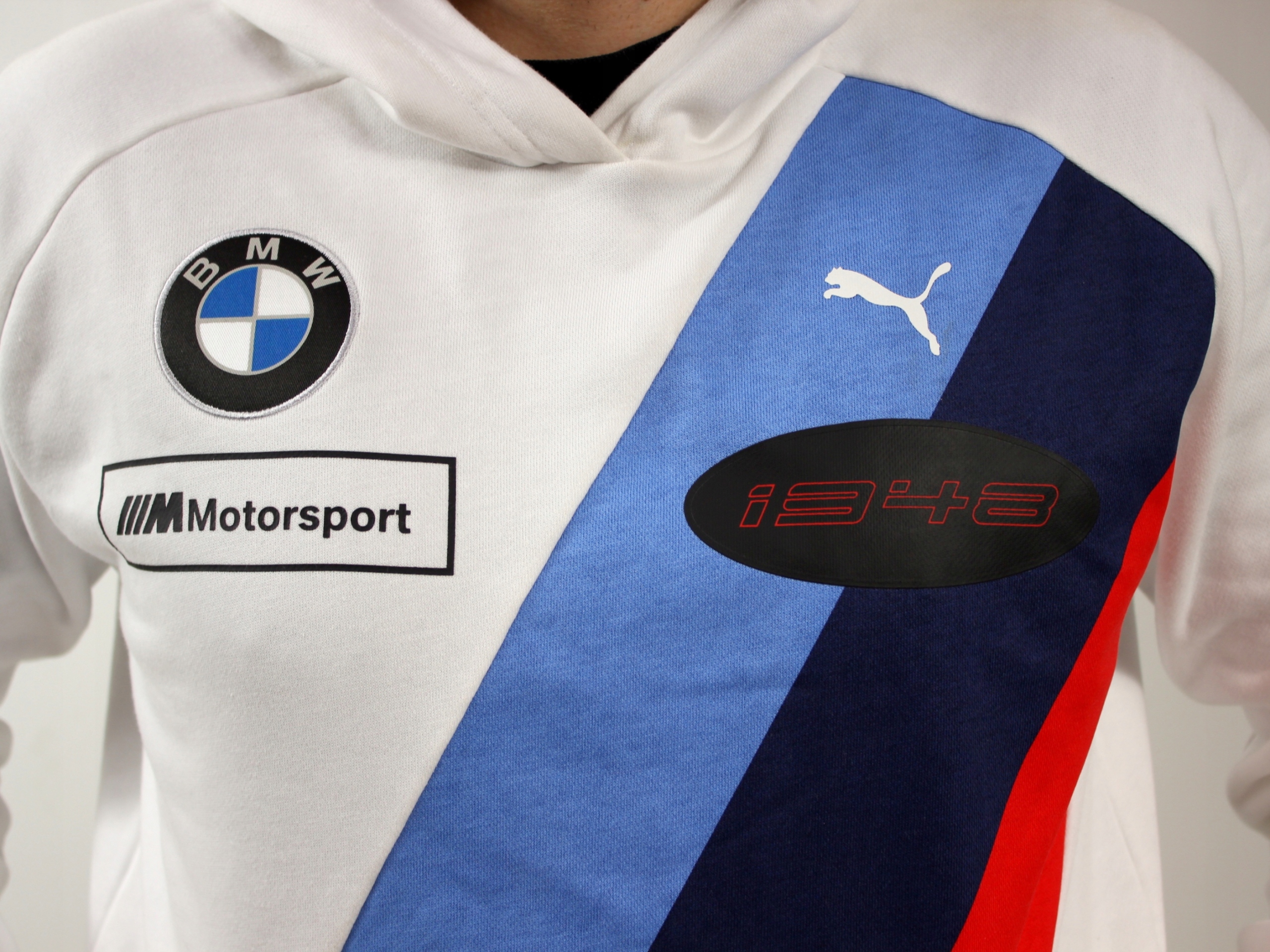 BMW M-POWER Puma BLUZA KAPTUR KANGUR ORYGNAŁ S Rękaw długi rękaw