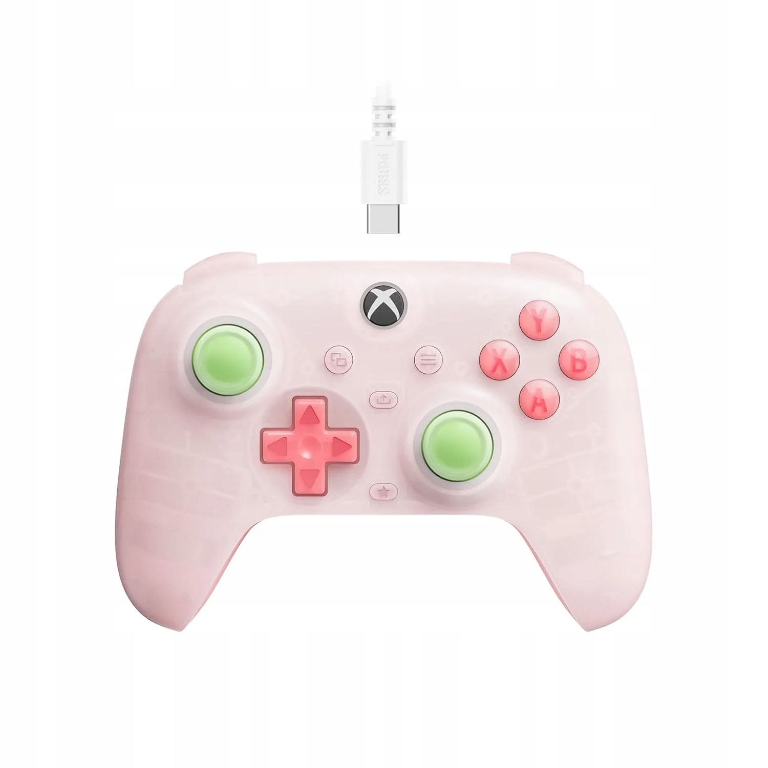 8BitDo Ultimate Mini Xbox Drátový Ovladač Pc Clear Pink