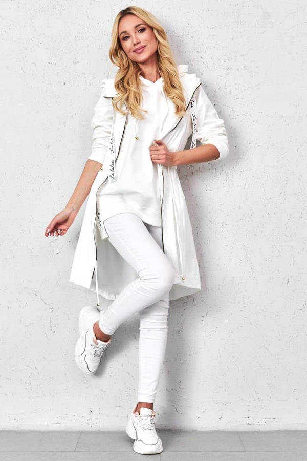 Dámská vesta/ Vesta Bílá Velikost S Lalous Polský Výrobce