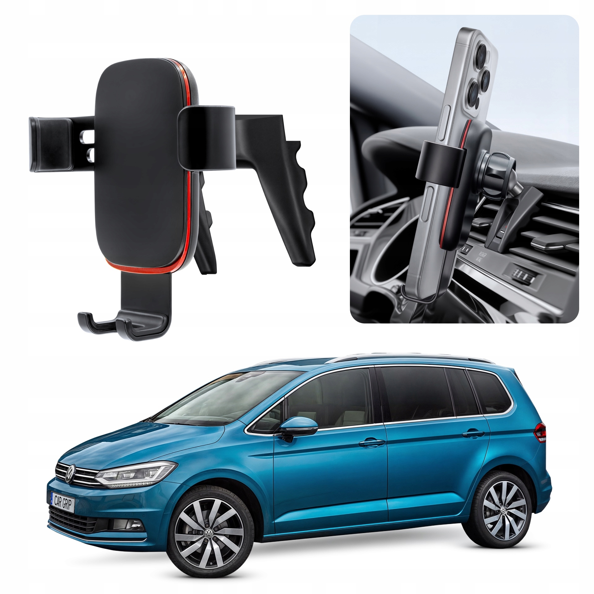 Uchwyt Grawitacyjny Premium dedykowany do Volkswagen Touran III 3 (2015-)