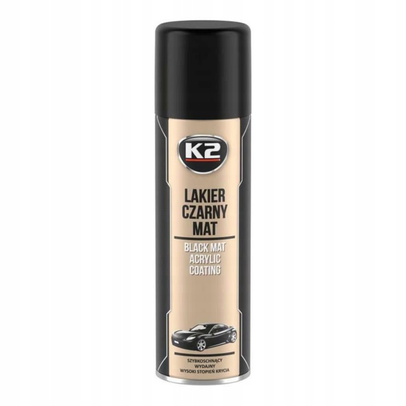 

K2 Lakier Akrylowy Czarny Mat 500ml