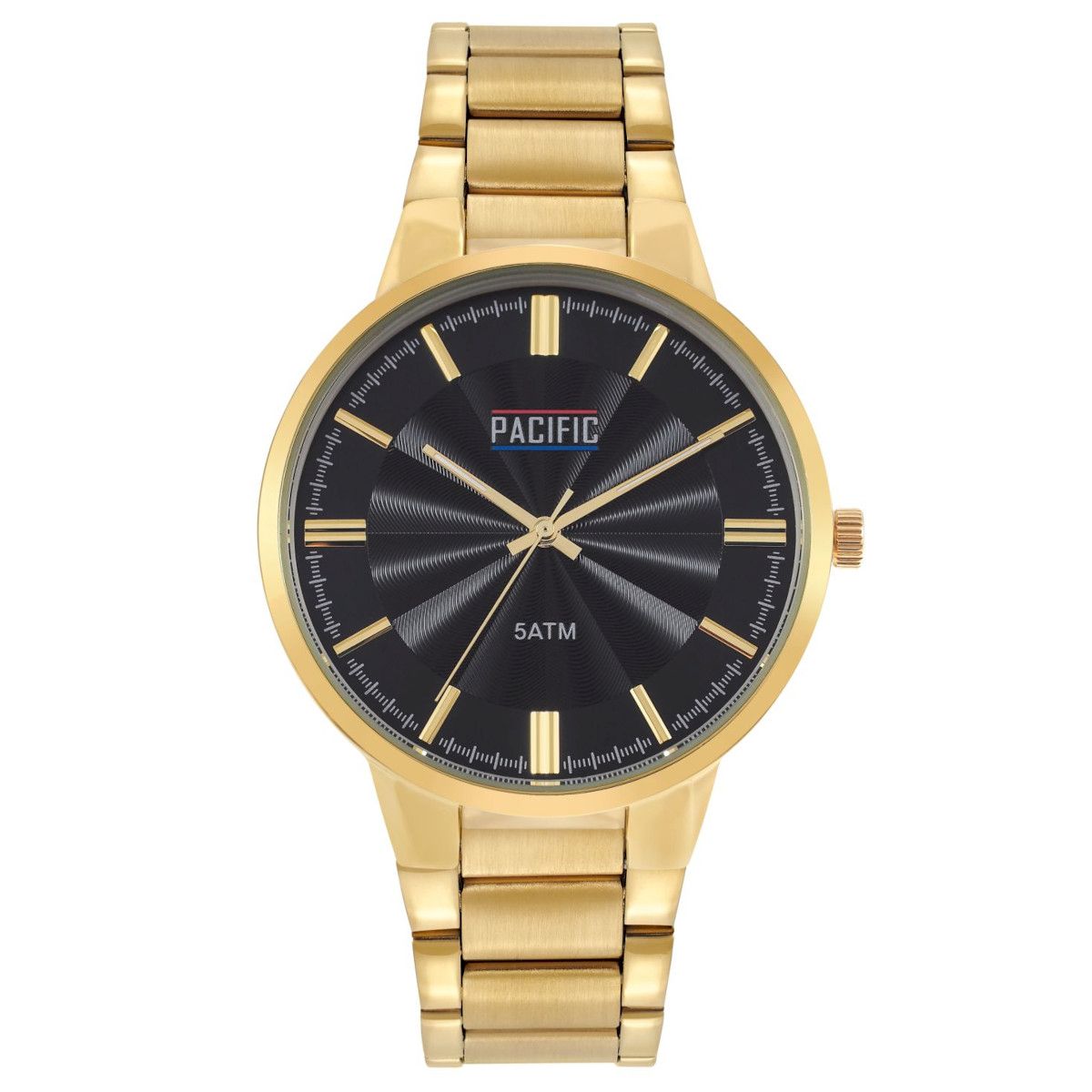 Złoty męski zegarek z bransoleta Pacific X0060-05