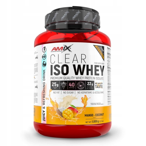 Clear Iso Whey 1000g mango-coconut