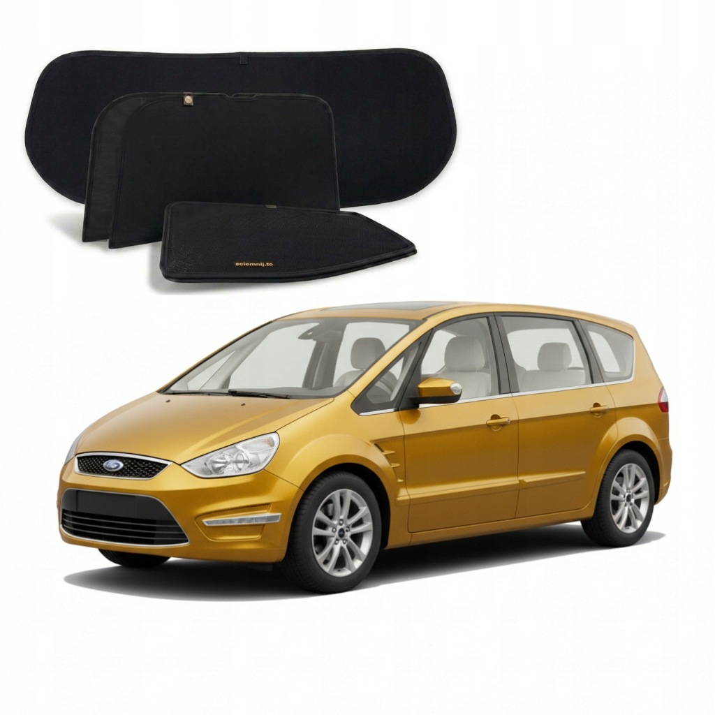 Krytky sluneční clony přizpůsobené pro Ford S-max I