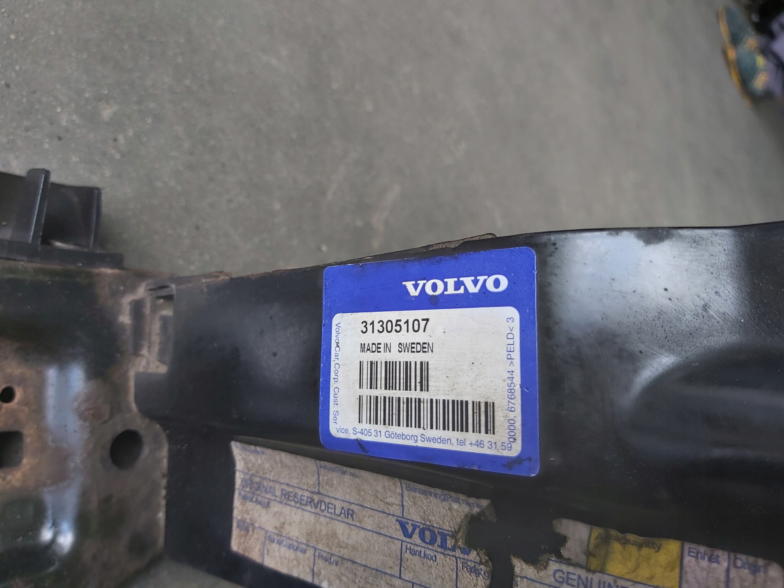 radiator stiffener front front VOLVO XC70 II