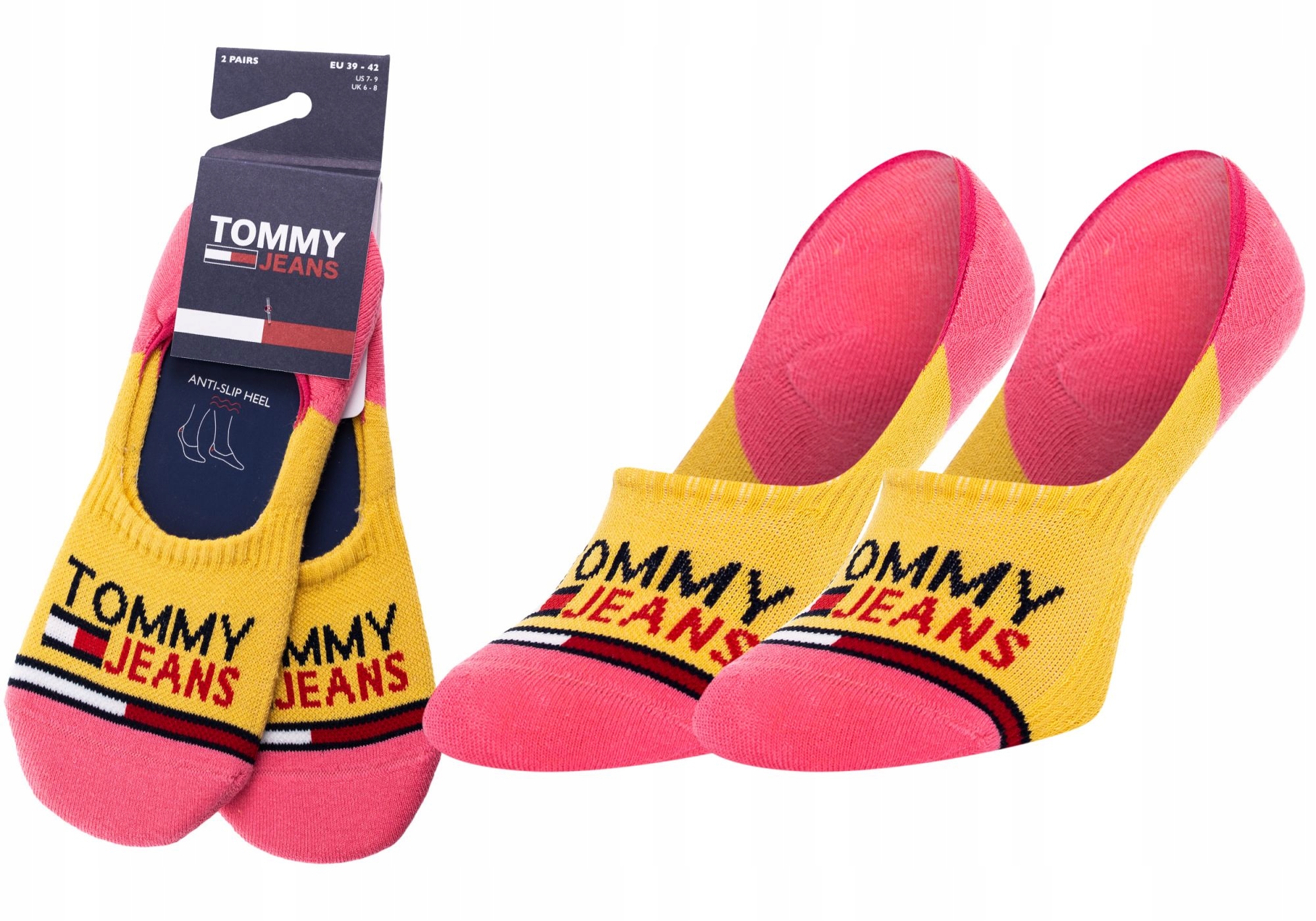 

Tommy Hilfiger Skarpetki Stopki Footie 2P R: 43-46