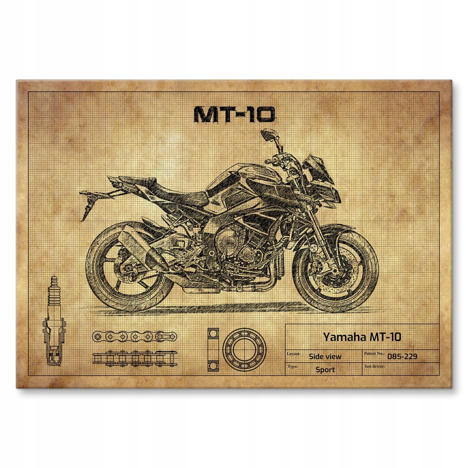 

Blacha Metalowa Do Pokoju Warsztatu Yamaha