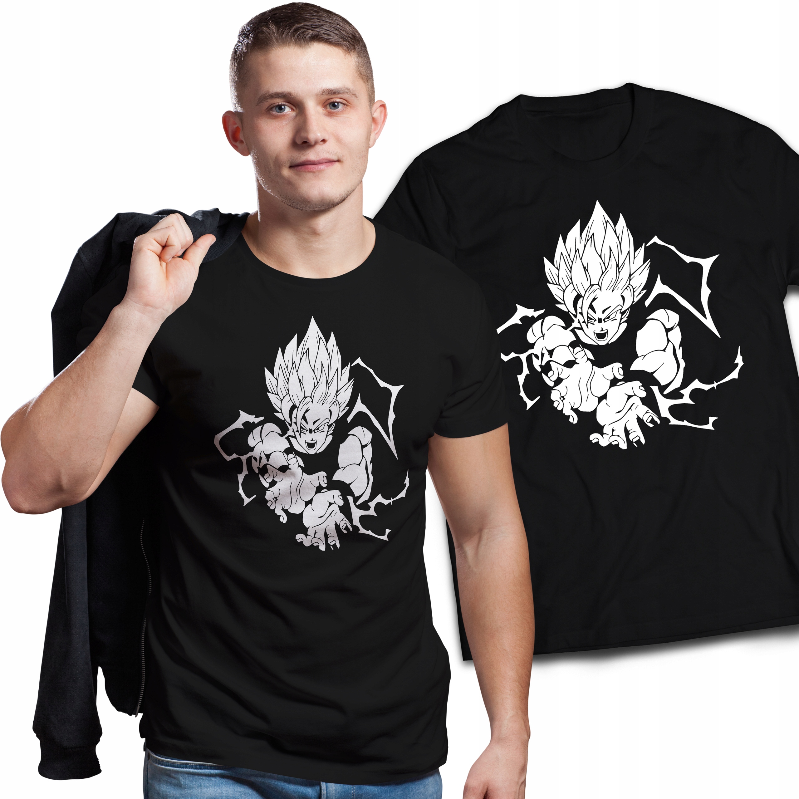 

Koszulka Dragon Ball Super Saiyanin roz L