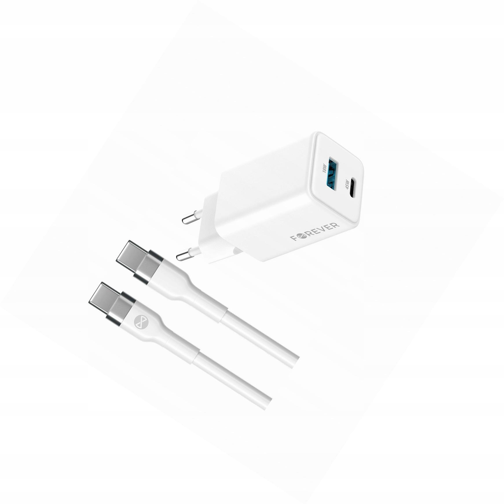 Szybka ładowarka GaN 45W Usb-c z kablem do Motorola Moto G73
