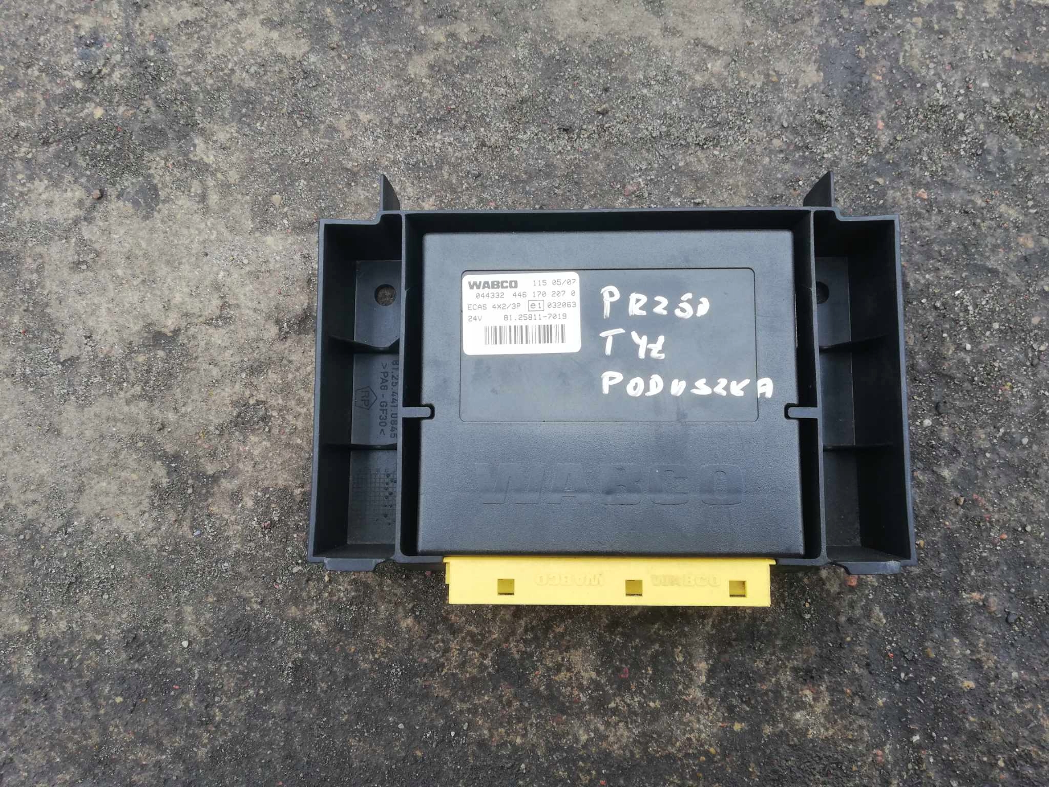 STEROWNIK ECAS MAN 81.25811-7019 TYŁ PRZÓD PODUSZKA