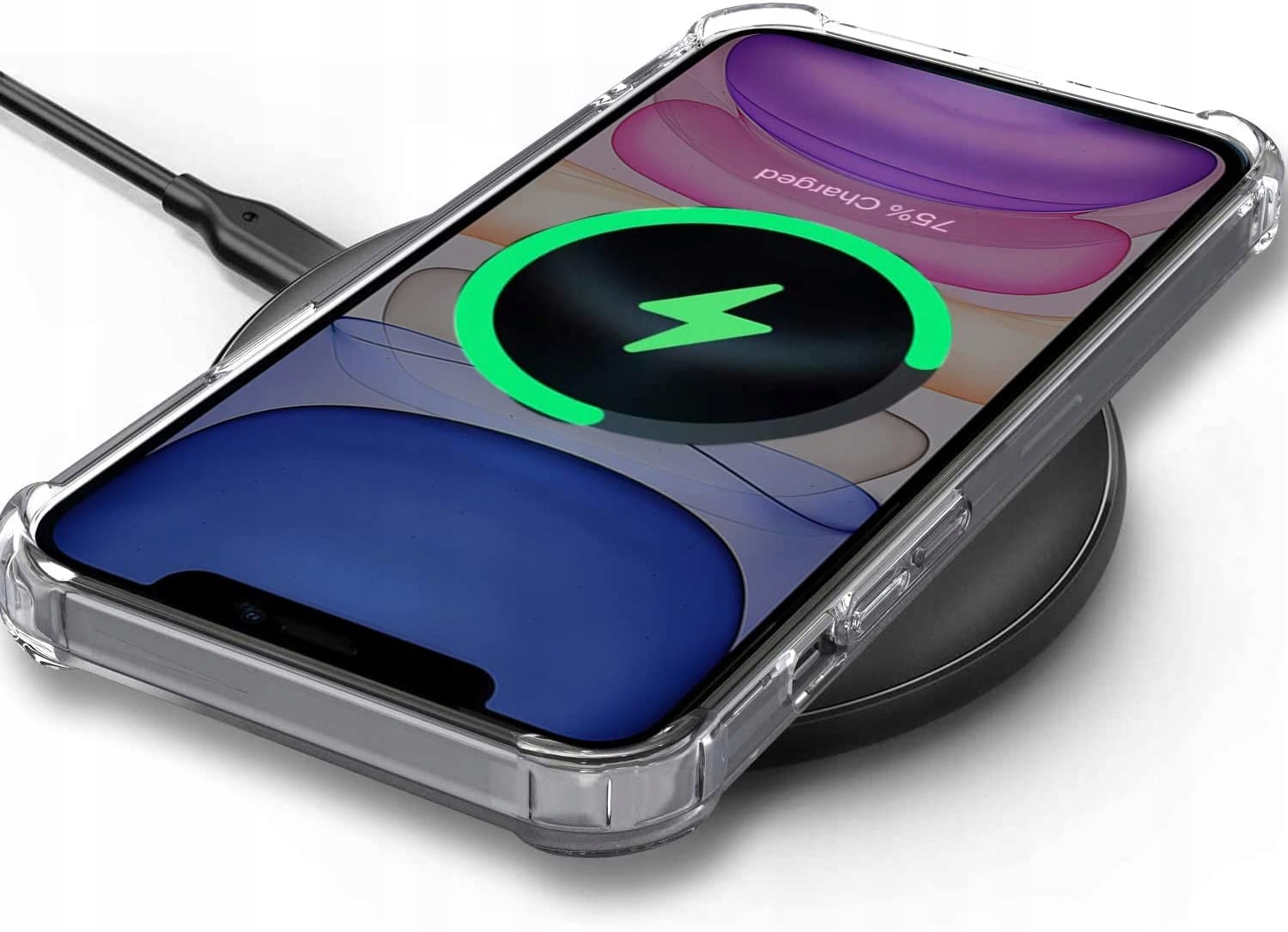 Etui ANTI SHOCK WYSPA do APPLE IPHONE 11 +SZKŁO Dedykowany model iPhone 11