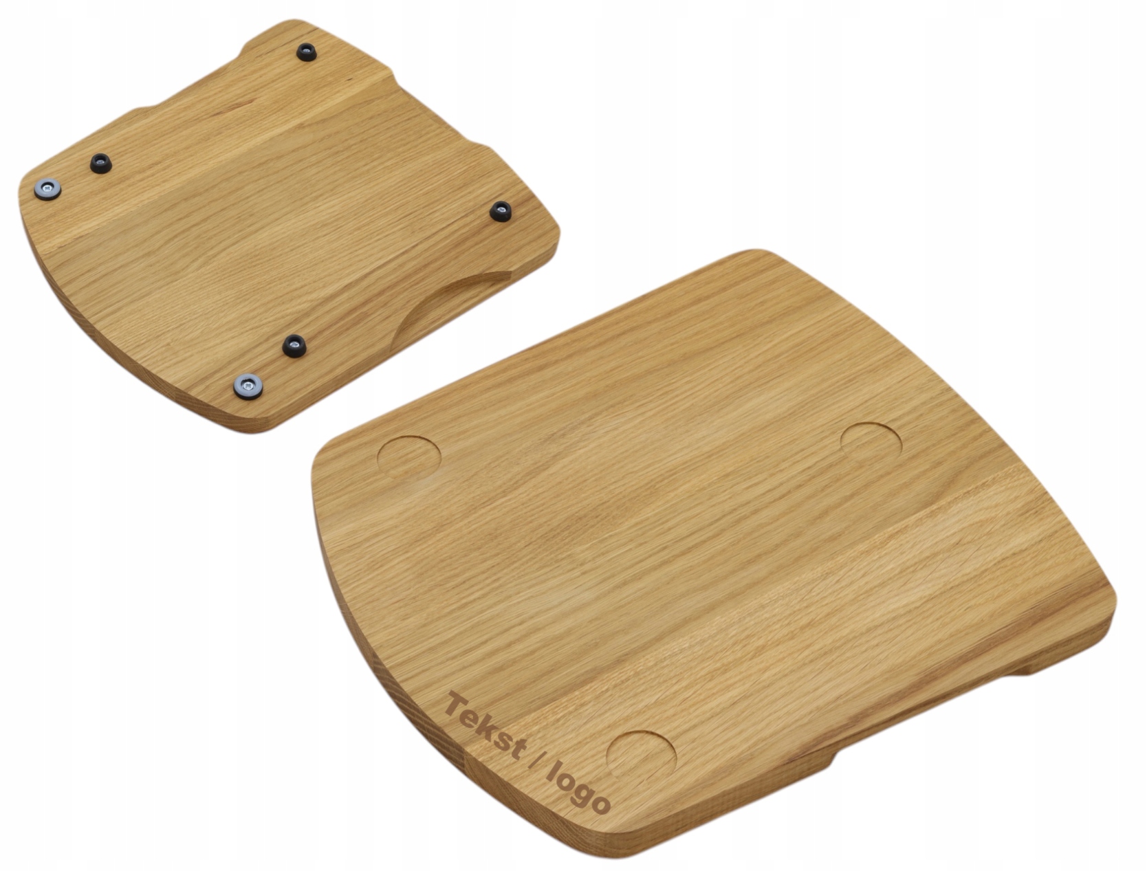 Dřevěná Dubová Deska Pod Thermomix TM5 TM6 olejovaná podložka Gravírování