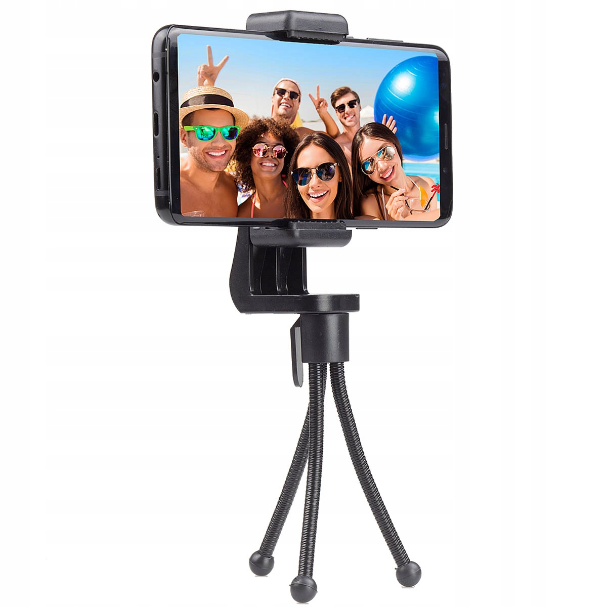 DUŻY ZESTAW statyw pilot bluetooth adapter selfie NOWOŚĆ! Wysokość maksymalna 12 cm