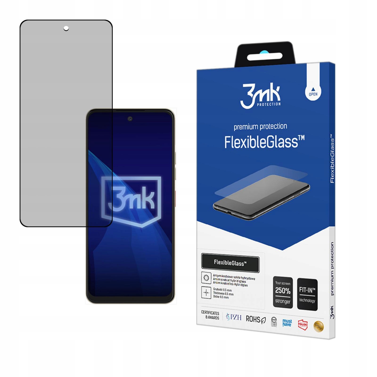 Szkło hybrydowe 3mk FlexibleGlass na Nubia Music 3mk Protection