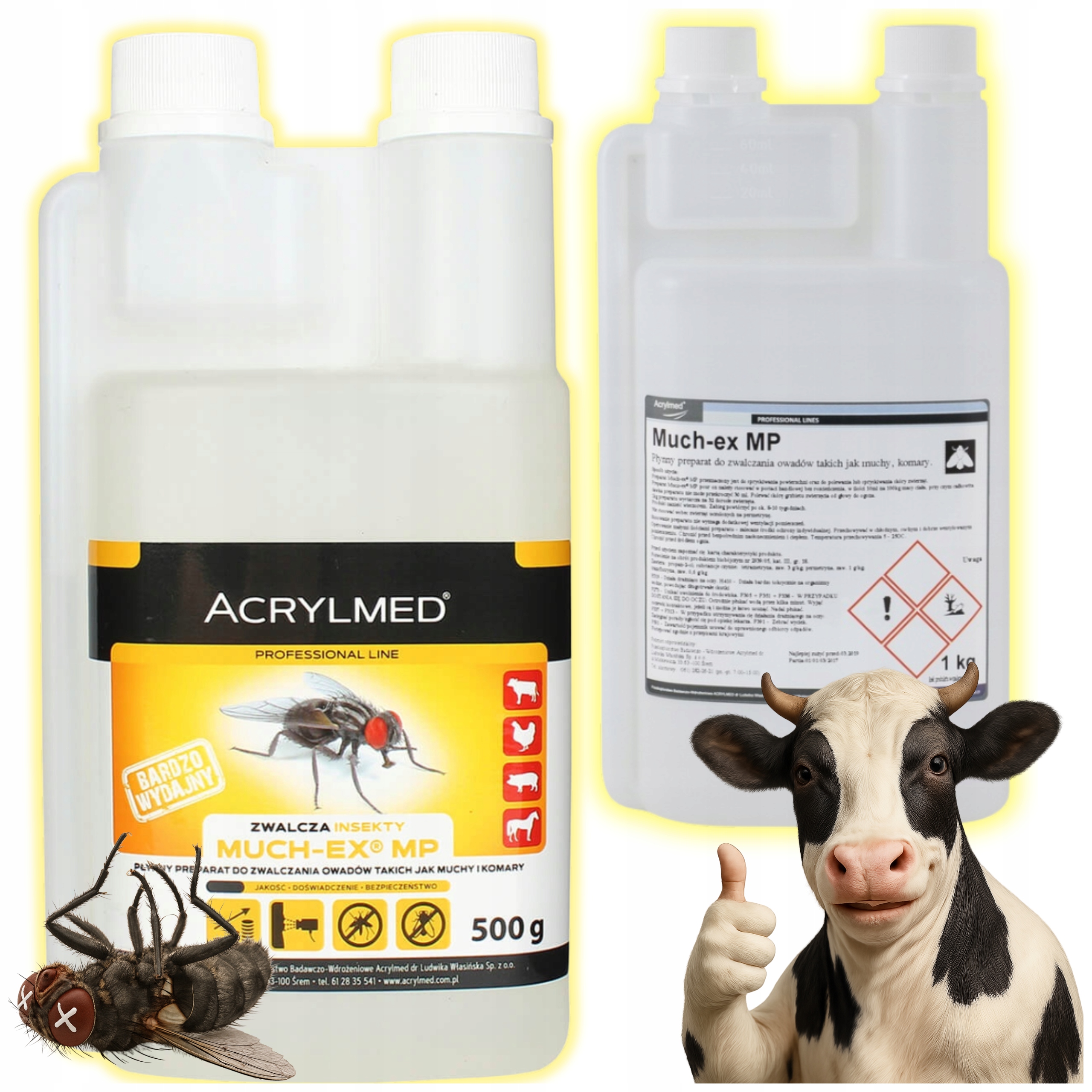 Přípravek Na Mouchy, Komáry, Vosy, Tekutina Pro Krávy, Skot, Much-ex Mp