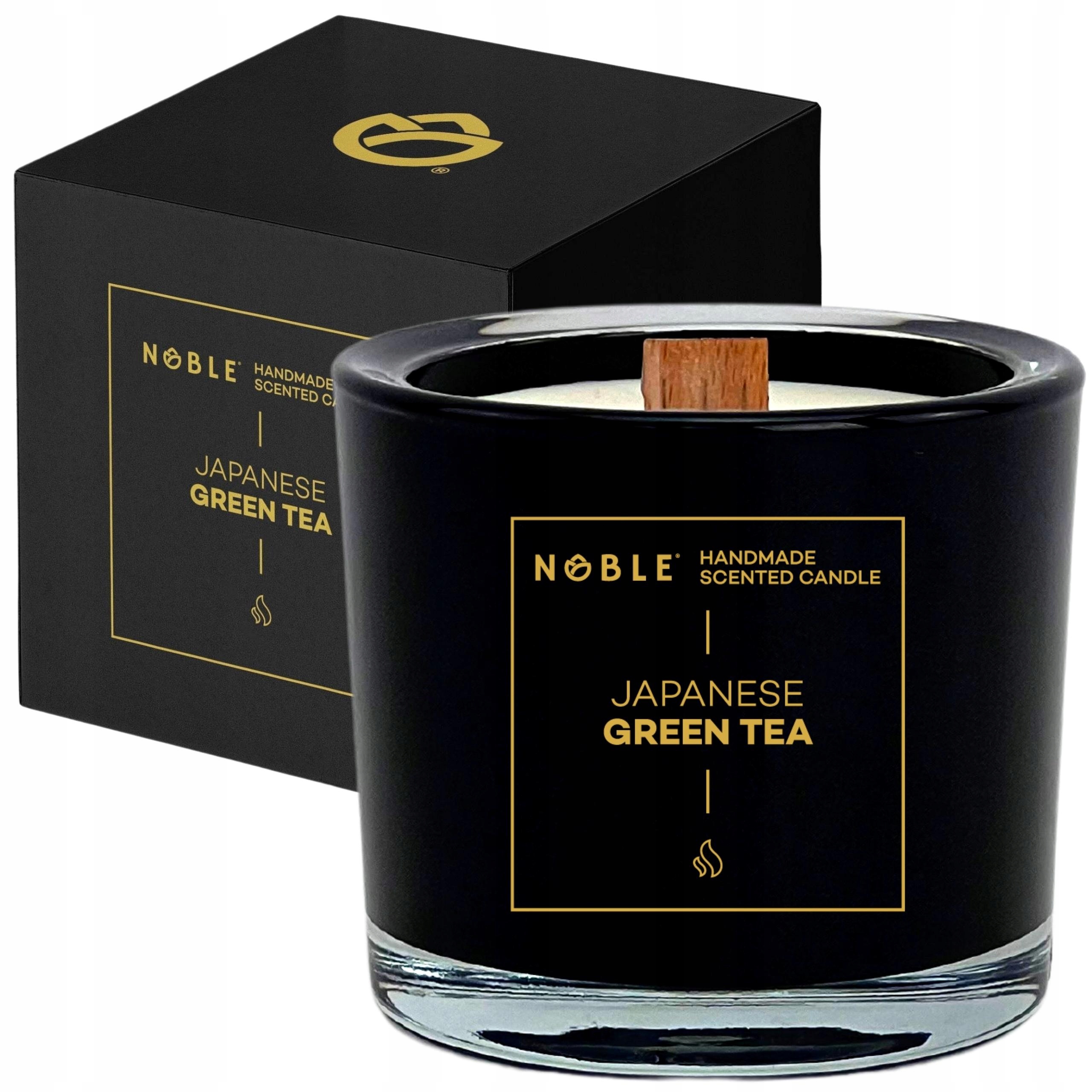 

Świeca Zapachowa Sojowa Duża Zielona Herbata Noble