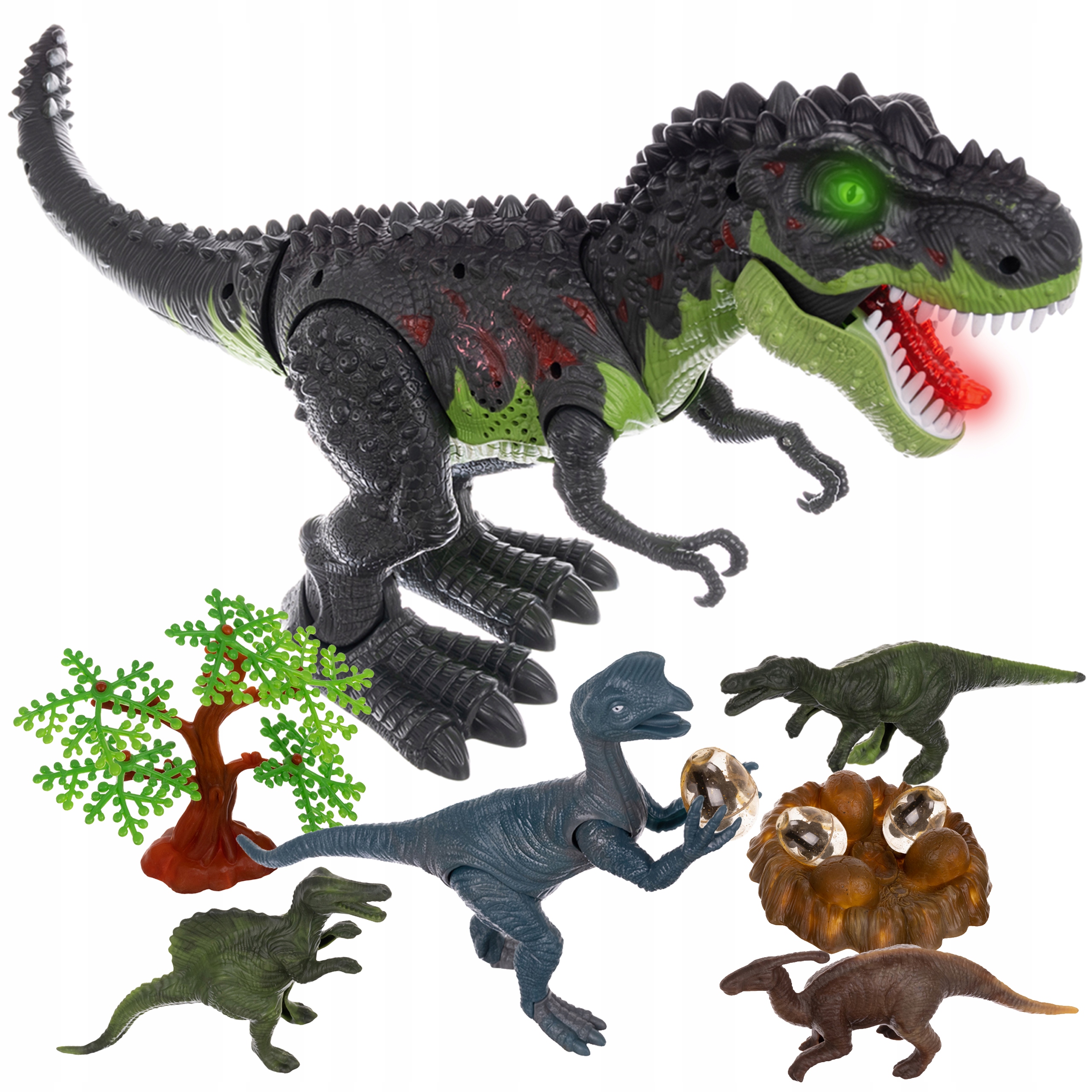 

Dinozaur T-Rex interaktywny Chodzi Świeci Ryczy 3+