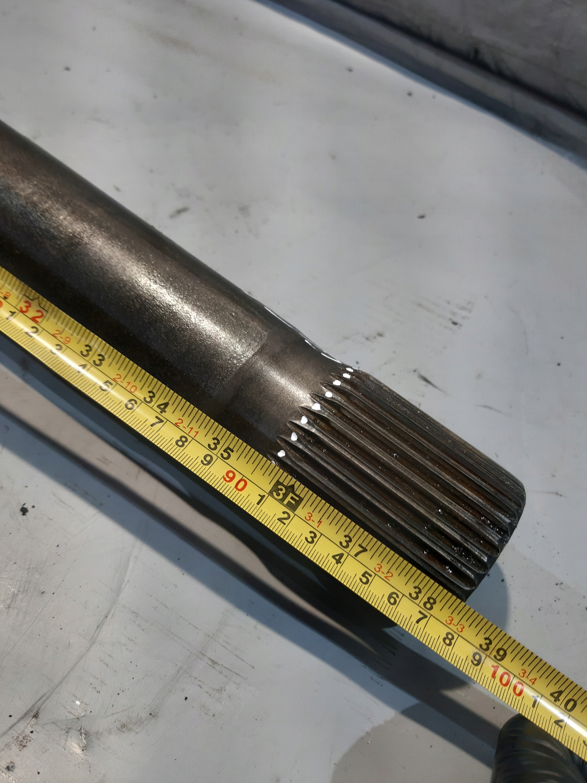 semi-axis 31 ZEBOW DYFRA MOSTU rear part MAN TG 410