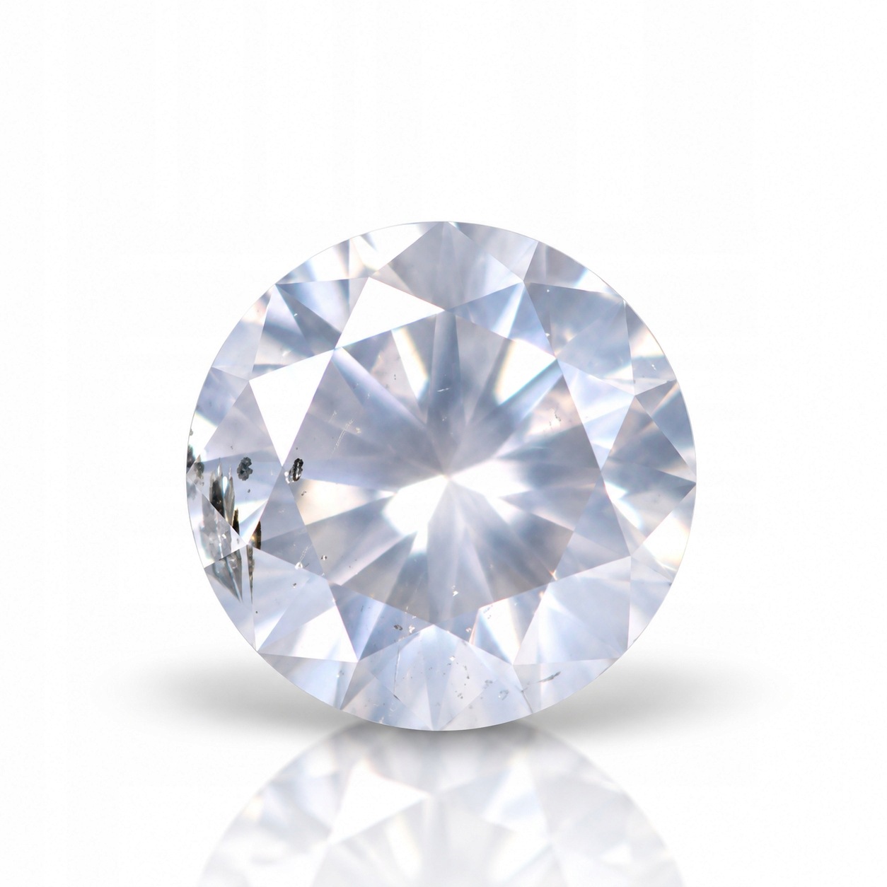 Přírodní diamant 0.41 ct G Brilant SI2 certifikát Wbd