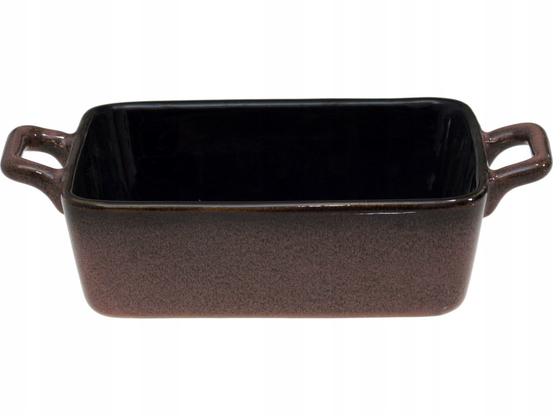 ŻAROODPORNE Naczynie do zapiekania 23x15cm BRĄZOWE