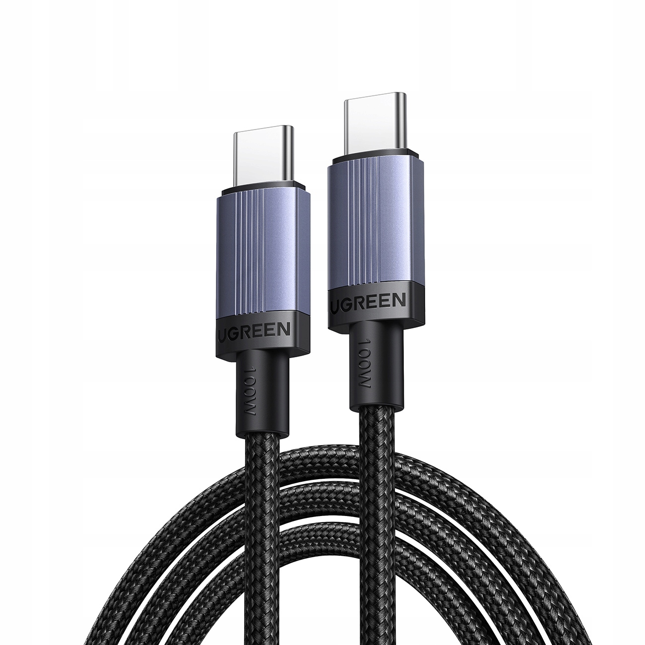 Kabel Ugreen L528 Usb- C- Usb- C 1m 100W (szary) Ugreen