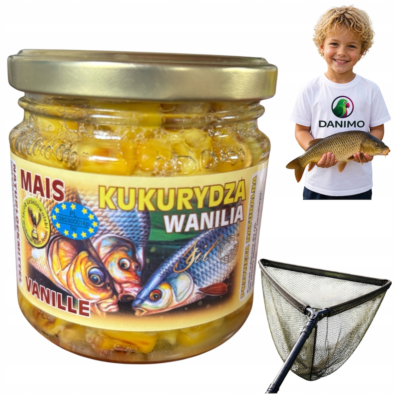 Kukurydza Wędkarska Przynęta Stil Kukurydza Wanilia Ziarno Kukurydzy Zanęta
