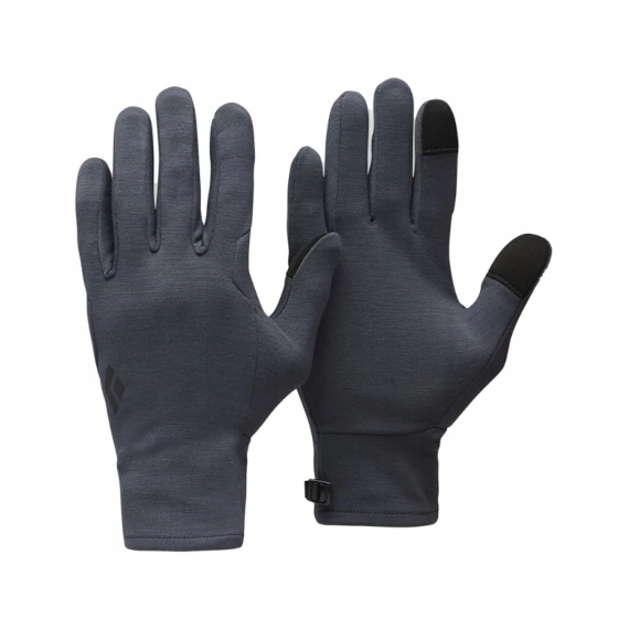 Rękawice Black Diamond Midweight Wool Liners Charcoal [Rozmiar L]
