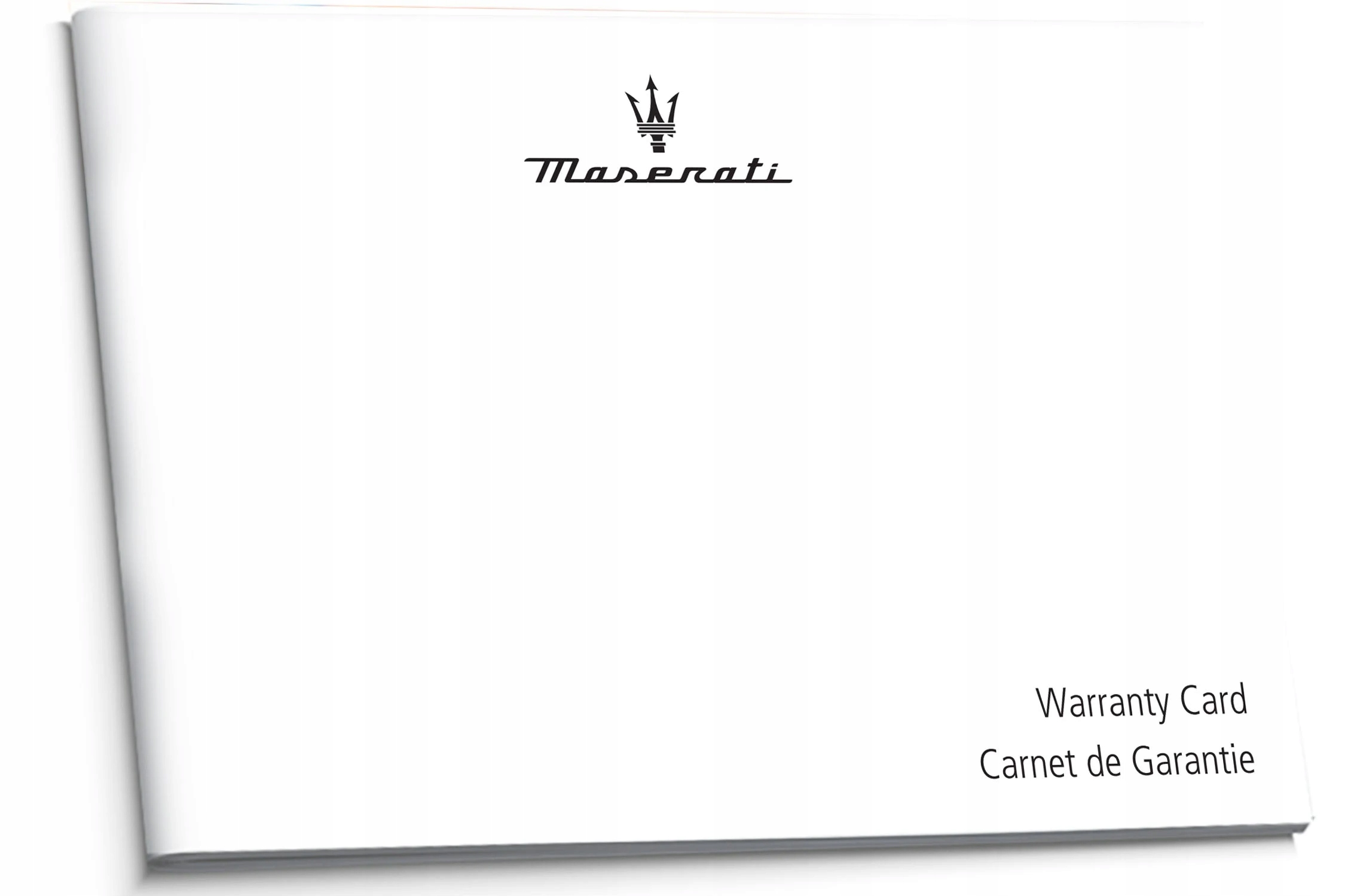 Maserati Książka Serwisowa Francuska 2017-2023