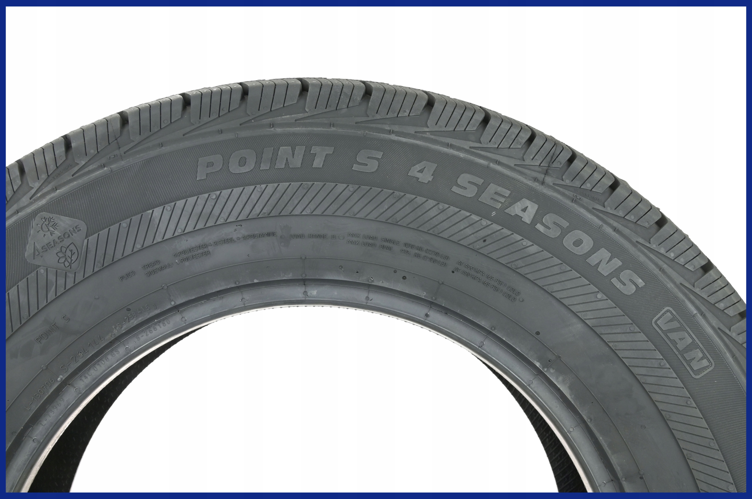 2 x 215/70R15C 109/107S Point S CAŁOROCZNE Profil opony 70