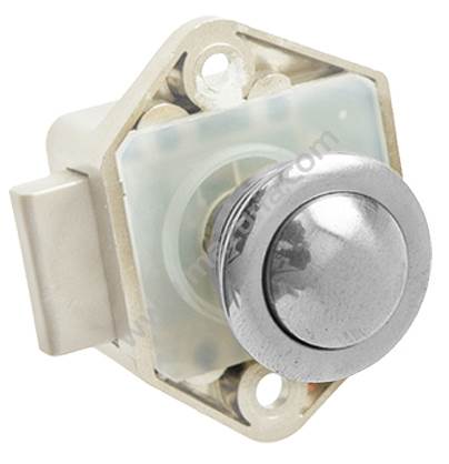 Zamek Wciskany 34X47 MM, Chromowany