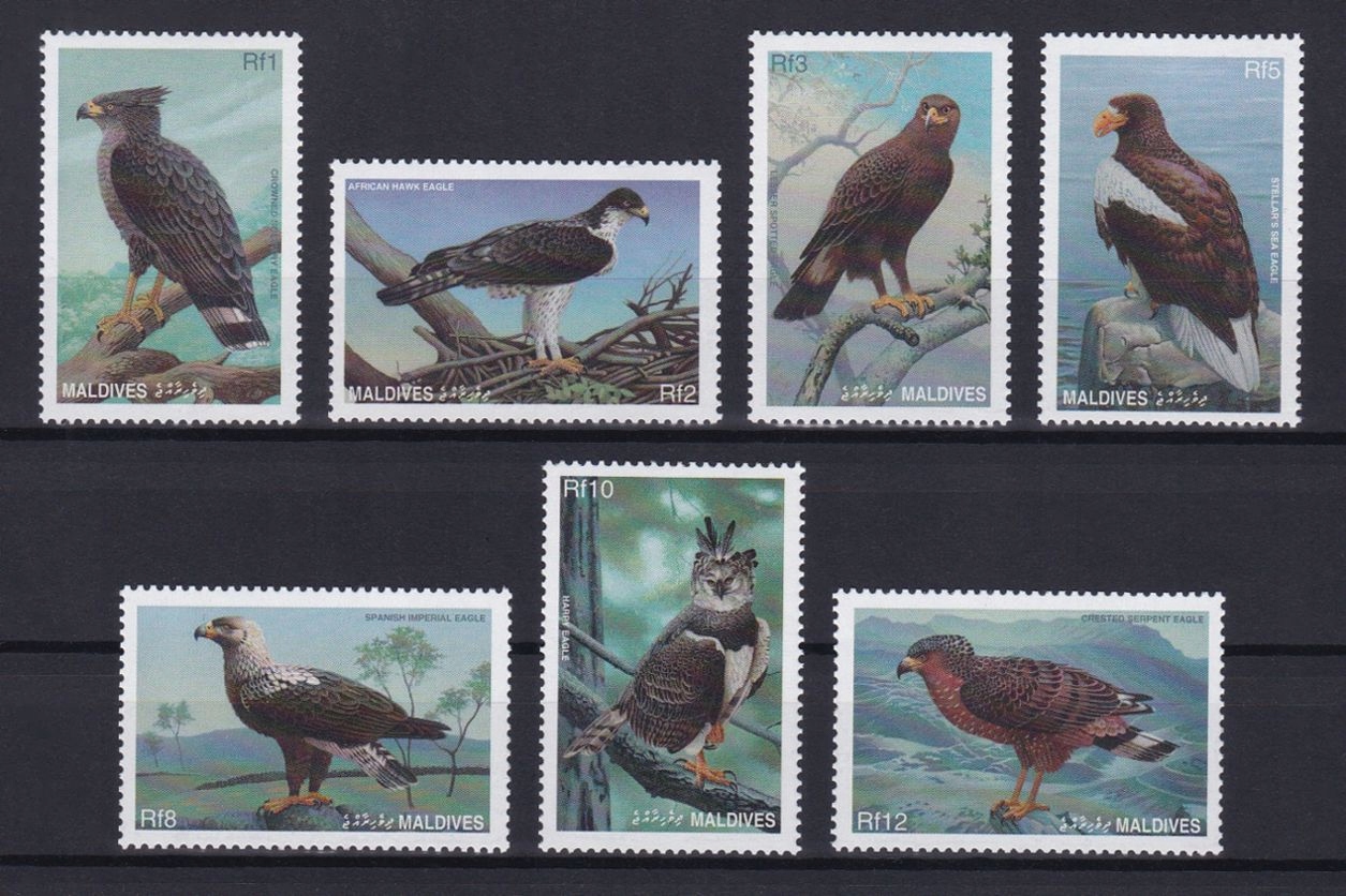 MALDIVES - PTAKI - 1997 r. - MNH(**)