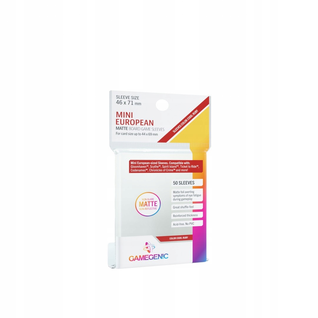 

Gamegenic Matte Mini European Sleeves 46x71 50 szt
