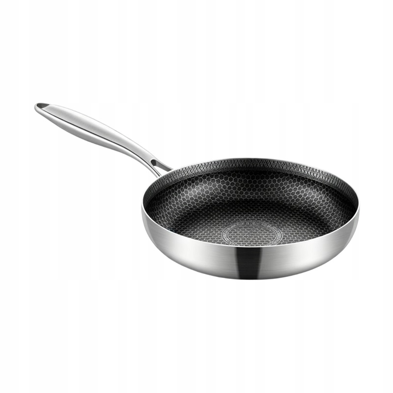 Pevná Nepřilnavá pánev Medová Plástev Nerezová Ocel 24 cm 2.0 L