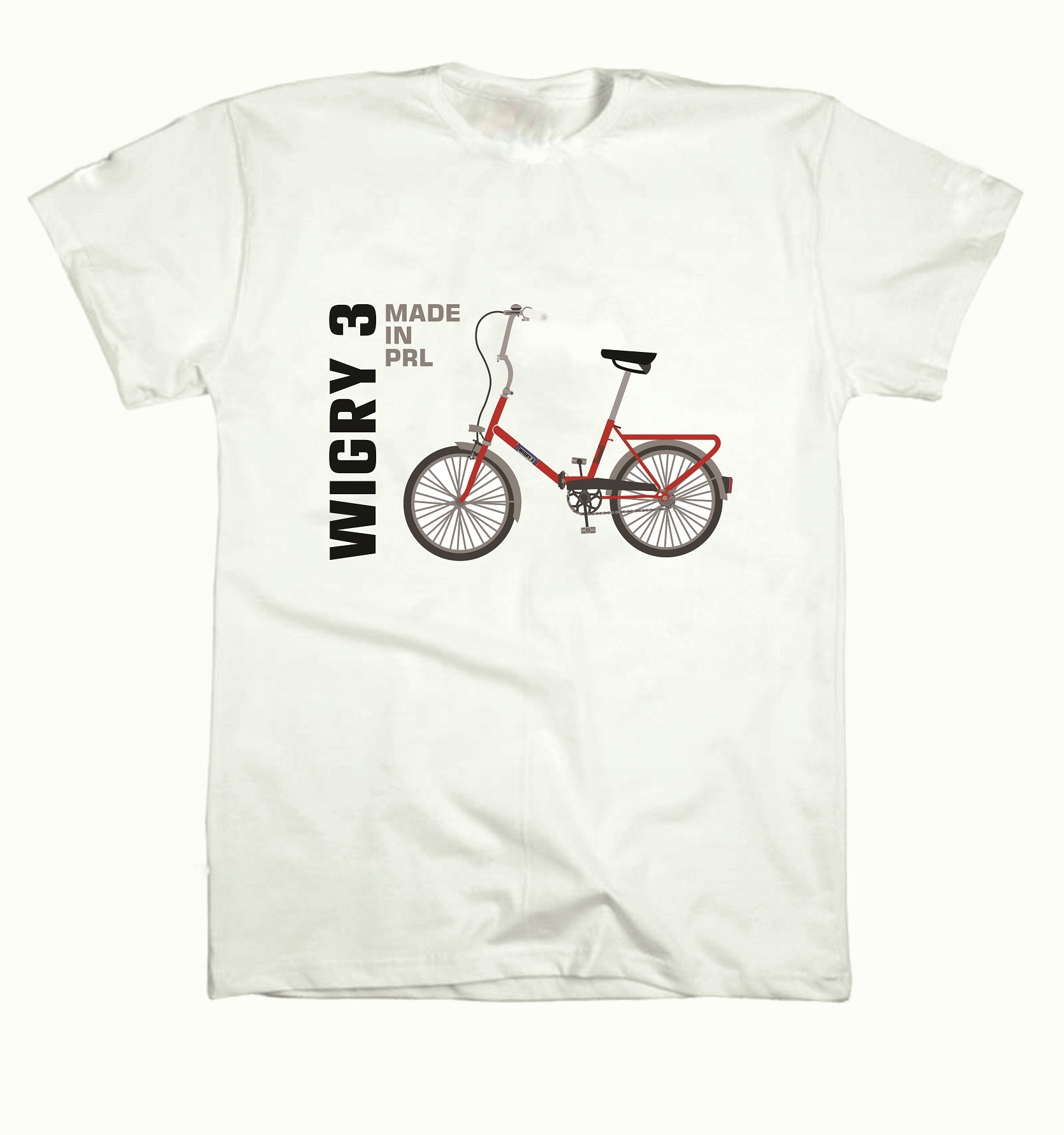 

T-shirt koszulka Wigry 3 Made In Prl white