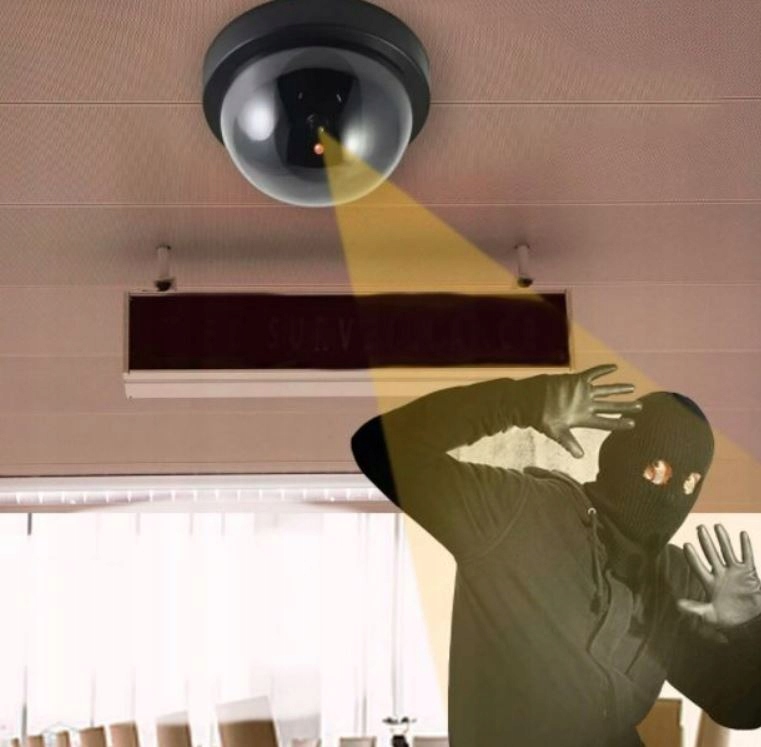 ATRAPA KAMERY PRZEMYSŁOWEJ KAMERA KOPUŁKA DIODA LED PRZEMYSŁOWA Kod producenta CD-7