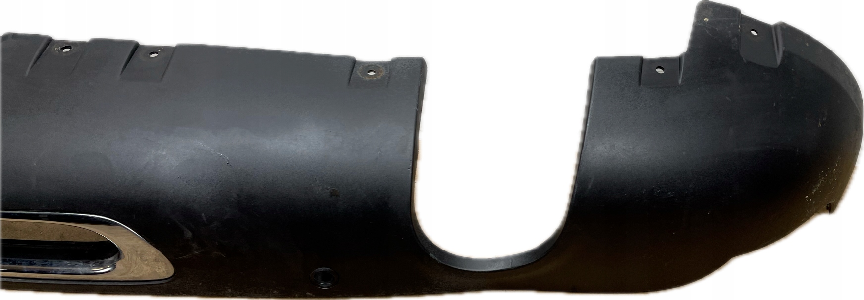 MINI F55 SPOILER Diffuseur Accessoires Pare choc Arrière Arrière CHROM 7318826