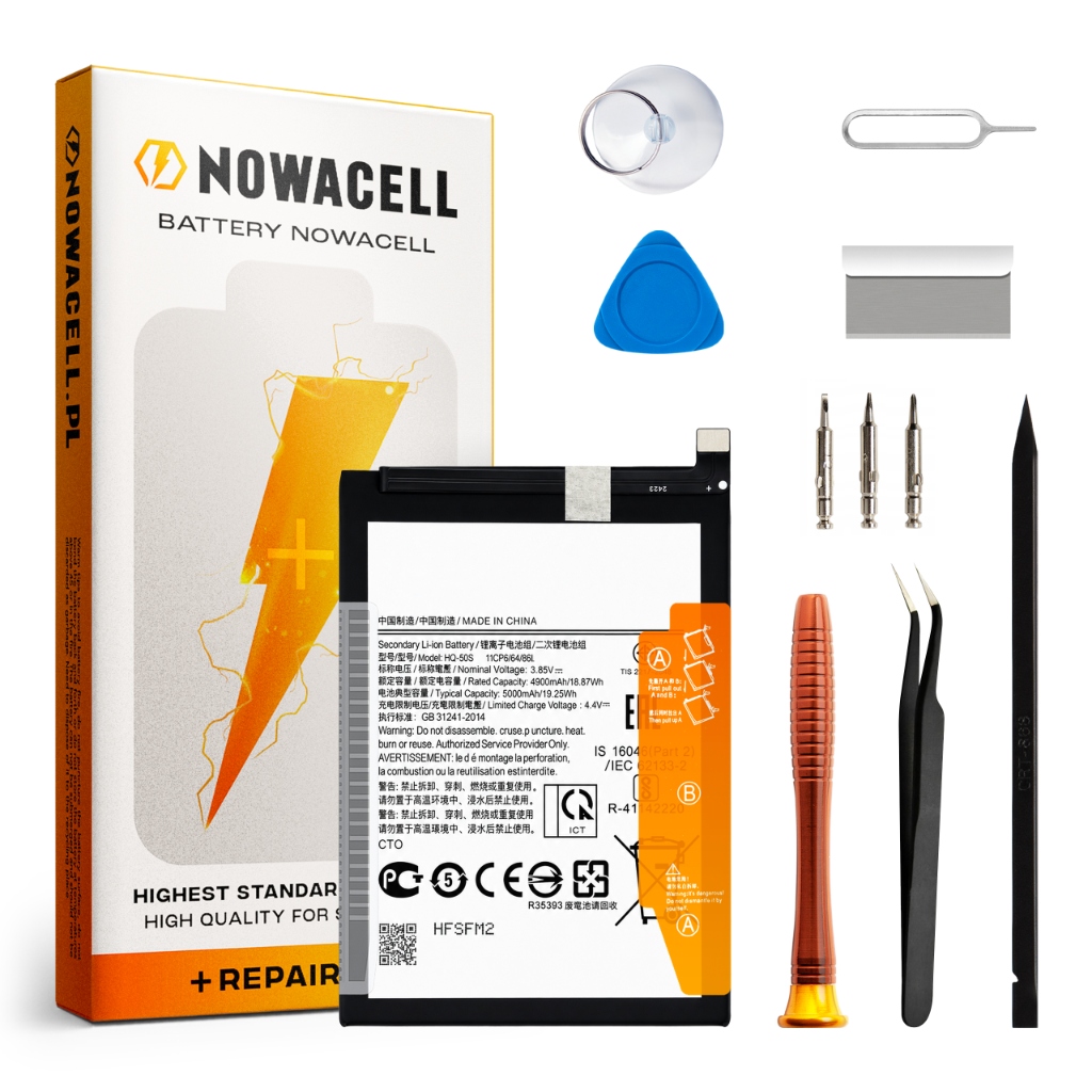 Zestaw Bateria HQ-50S do Samsung Galaxy A14 4G, A02s A03 A03s A04e 5000 mAh