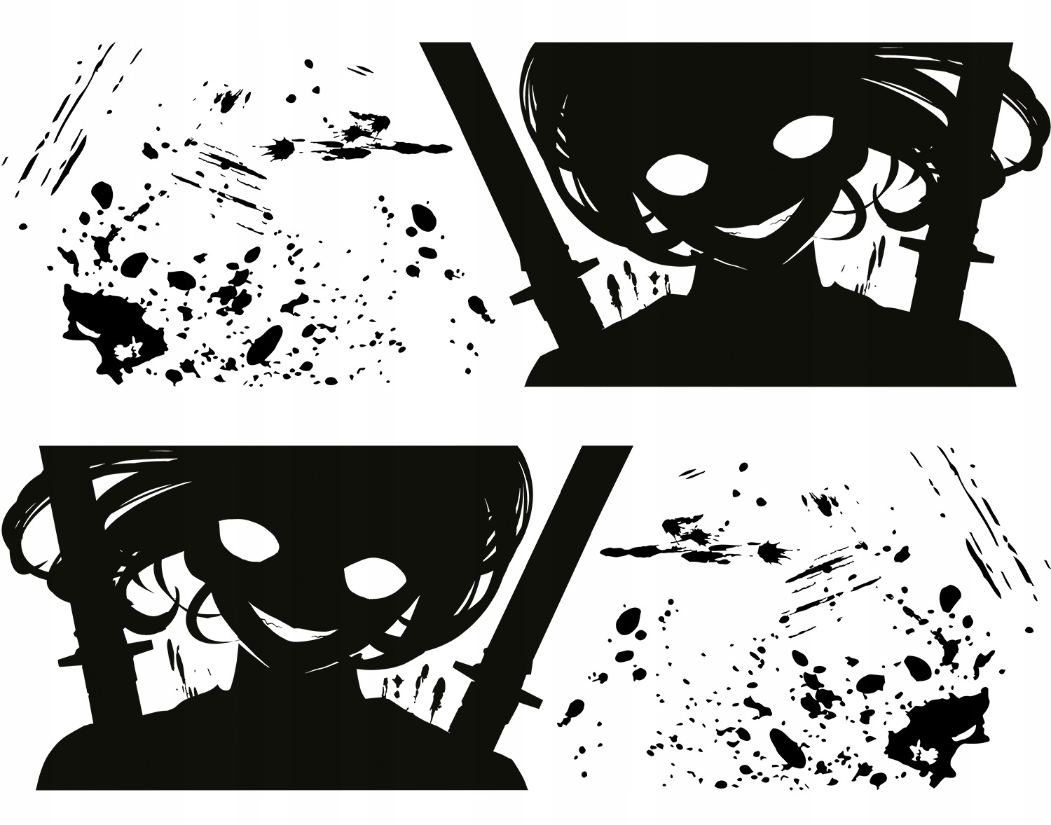 NAKLEJKA na Auto MOTYW DARKNESS 88cm x 545cm Producent code MG1309