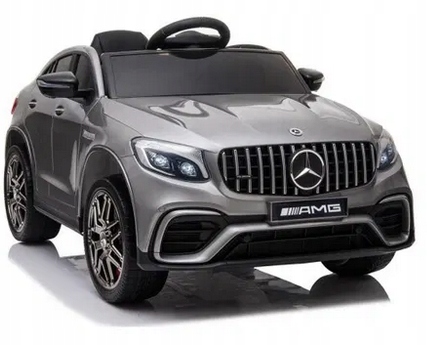 Auto na Akumulator Mercedes Glc 63S Lakier 4x4 180 Watt Srebrny Lakierowany