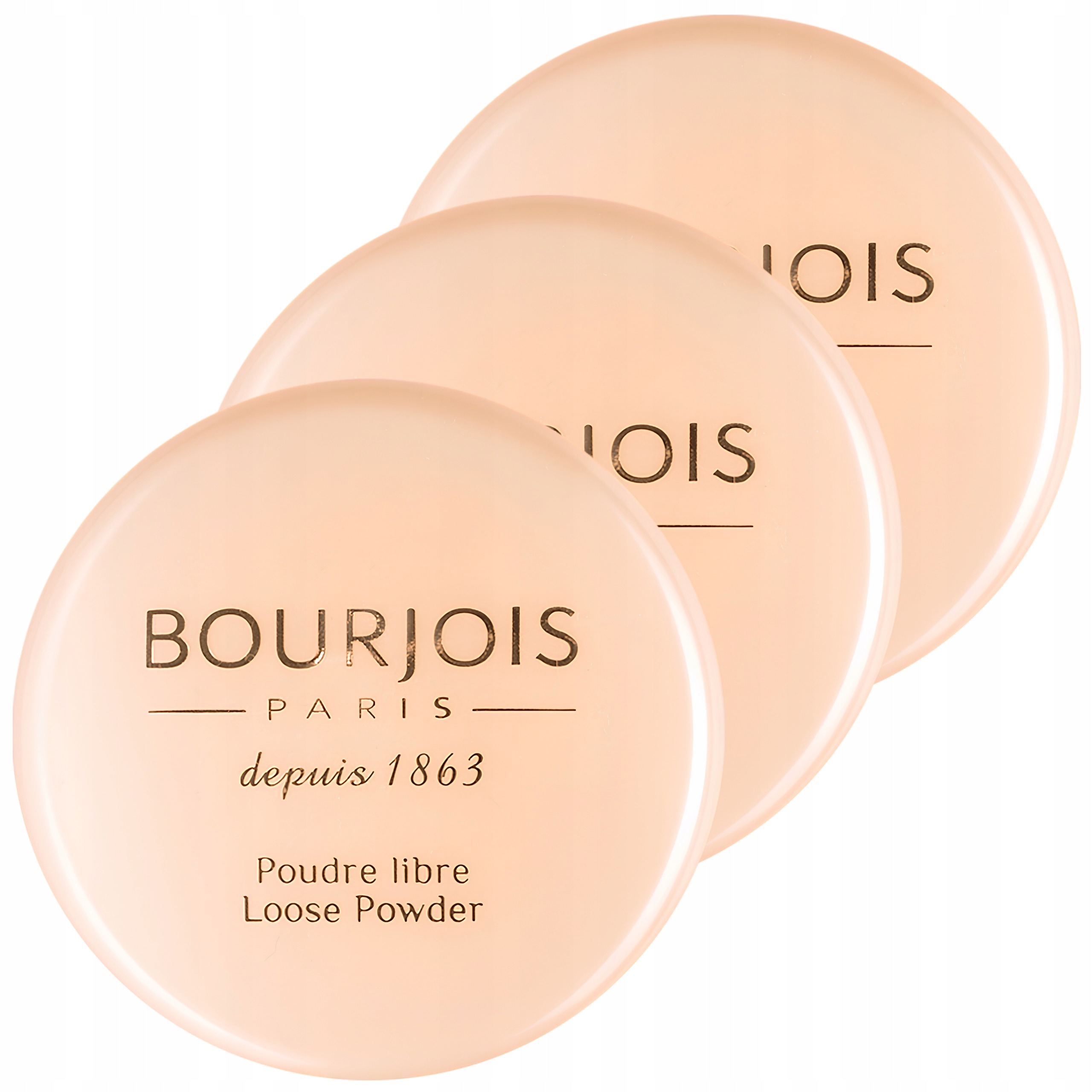 3 x Bourjois Sypký Pudr Libre 01 Peach