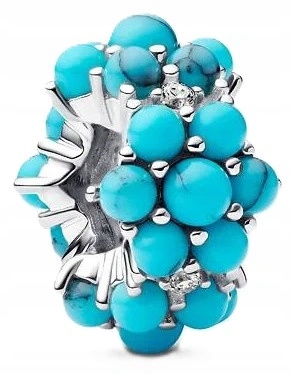 Charms Pandora Tyrkysový Oceán 793897C02 Originální Stříbro