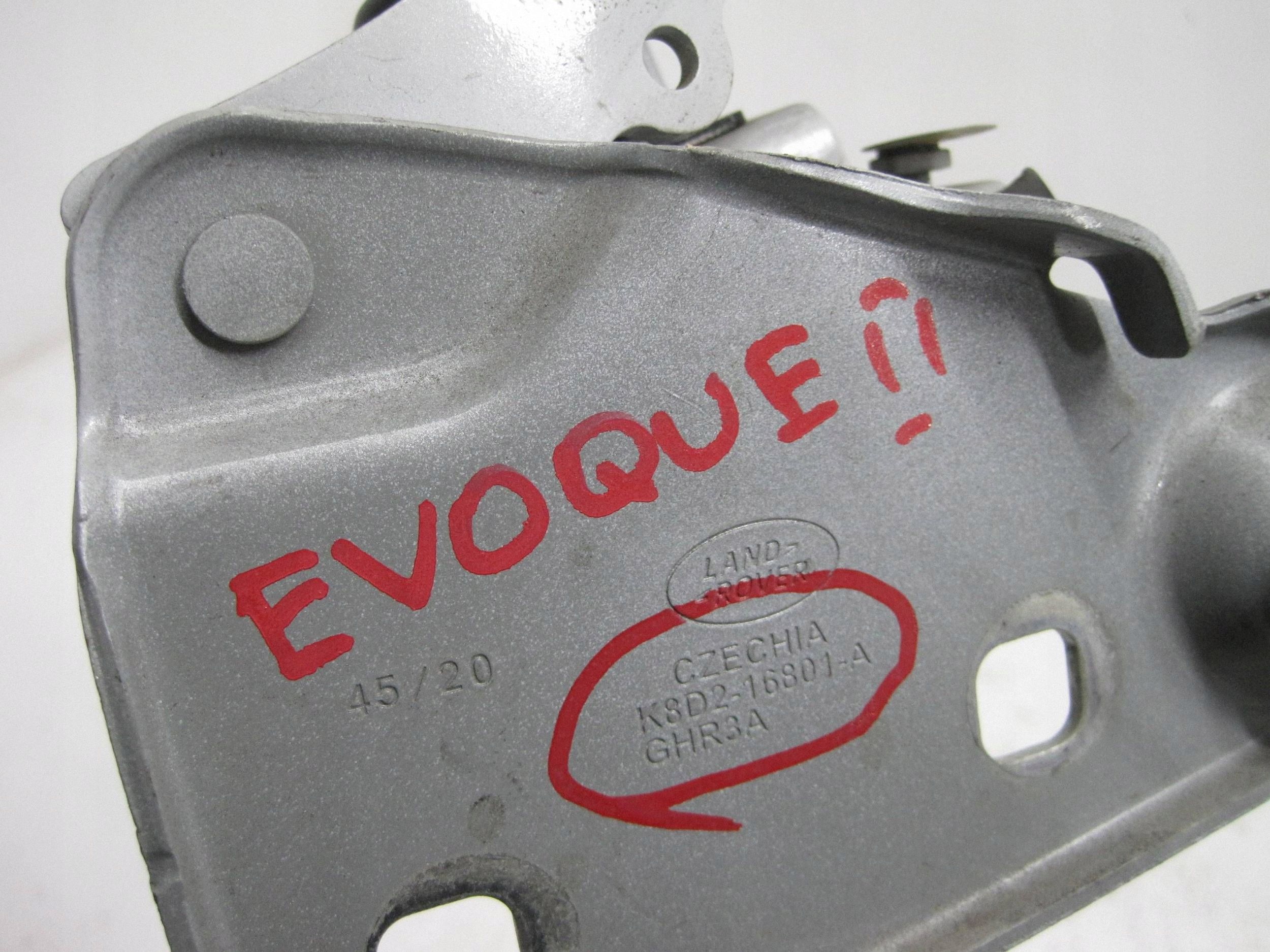 hinge bonnets left LAND ROVER EVOQUE II K8D216801A PIROTECHNICZNY